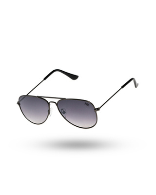 OKULARY DZIECIĘCE SLIDE BLACK FLASH BLACK 00-555