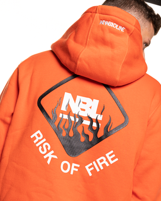 BLUZA Z KAPTUREM RISK ORANGE
