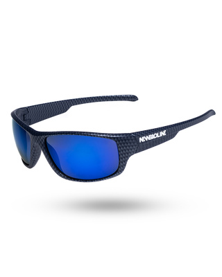 OKULARY RUSH CARBON BLUE MIRROR 01-188