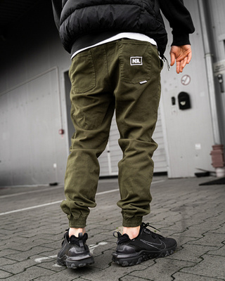 Spodnie Materiałowe Jogger Icon Olive