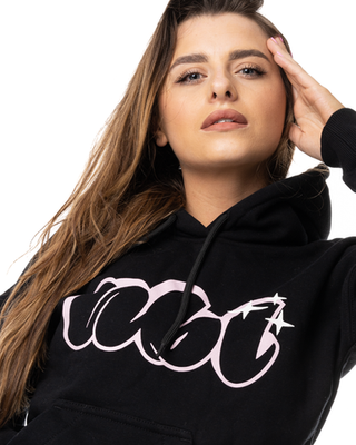 BLUZA Z KAPTUREM DAMSKA SWEET BLACK