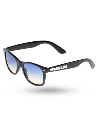 OKULARY CLASSIC BLACK FLASH BLUE / YELLOW 01-27