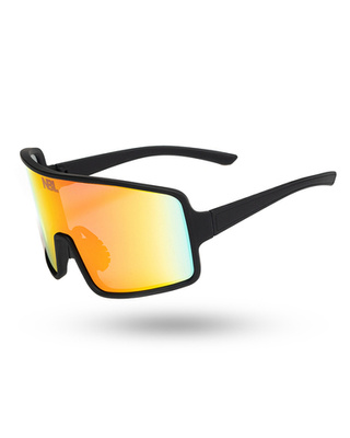 OKULARY BOLD BLACK RUBBER RED MIRROR 01-85