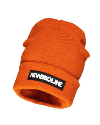 CZAPKA ZIMOWA LOGO ORANGE