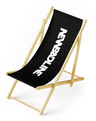 LEŻAK PLAŻOWY SUNBED CLASSIC BLACK