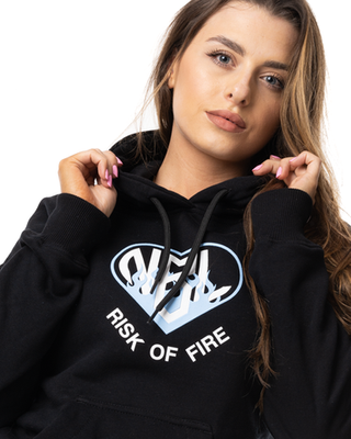 BLUZA Z KAPTUREM DAMSKA RISK BLACK