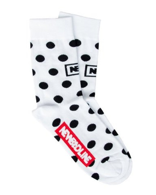 SKARPETKI DŁUGIE DOTS WHITE