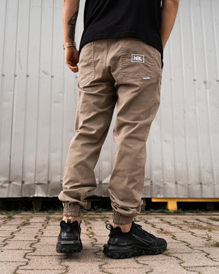 Spodnie Materiałowe Jogger Icon Brown