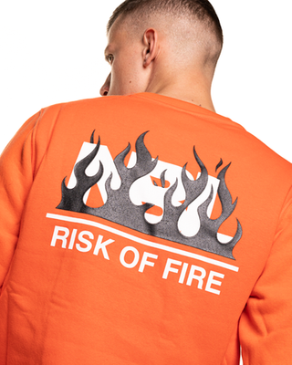 BLUZA BEZ KAPTURA RISK ORANGE