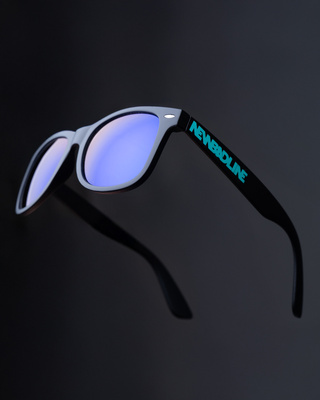 OKULARY CLASSIC BLACK / GREEN MAT GREEN MIRROR 01-164