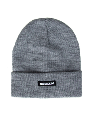 CZAPKA ZIMOWA LOGO GREY