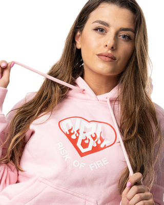 BLUZA Z KAPTUREM DAMSKA RISK PINK