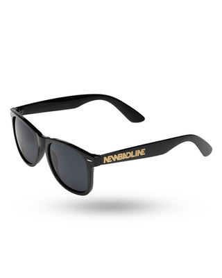 OKULARY CLASSIC BLACK FLASH BLACK / GOLD 004