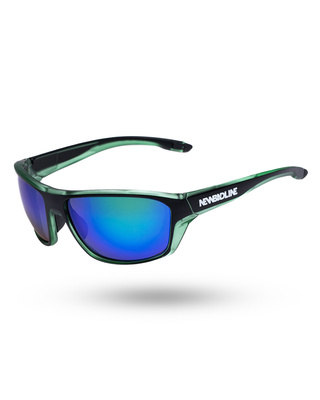 OKULARY HOLT BLACK / GREEN MAT GREEN MIRROR 01-192