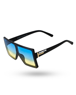 OKULARY HARIS BLACK FLASH BLUE-YELLOW 00-388