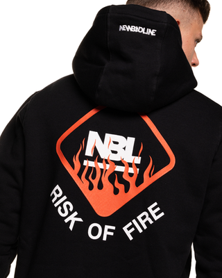 BLUZA Z KAPTUREM RISK BLACK