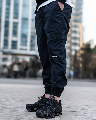 Spodnie Materiałowe Jogger New Bad Line Cargo Ripstop Navy